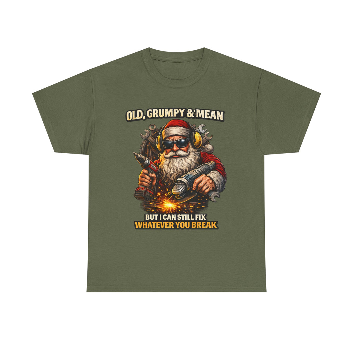 Grumpy Old and Mean Santa
