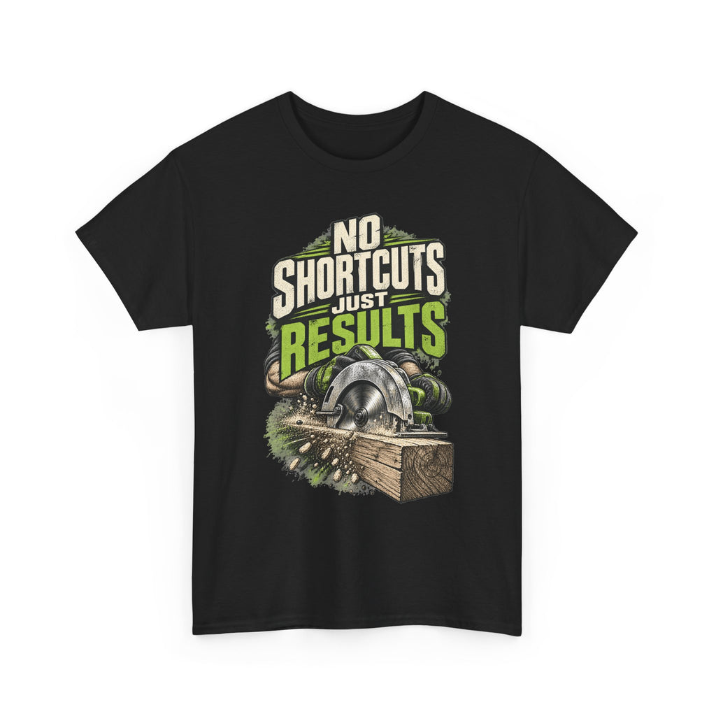 No Shortcuts Just Results – Tradesman T-Shirt