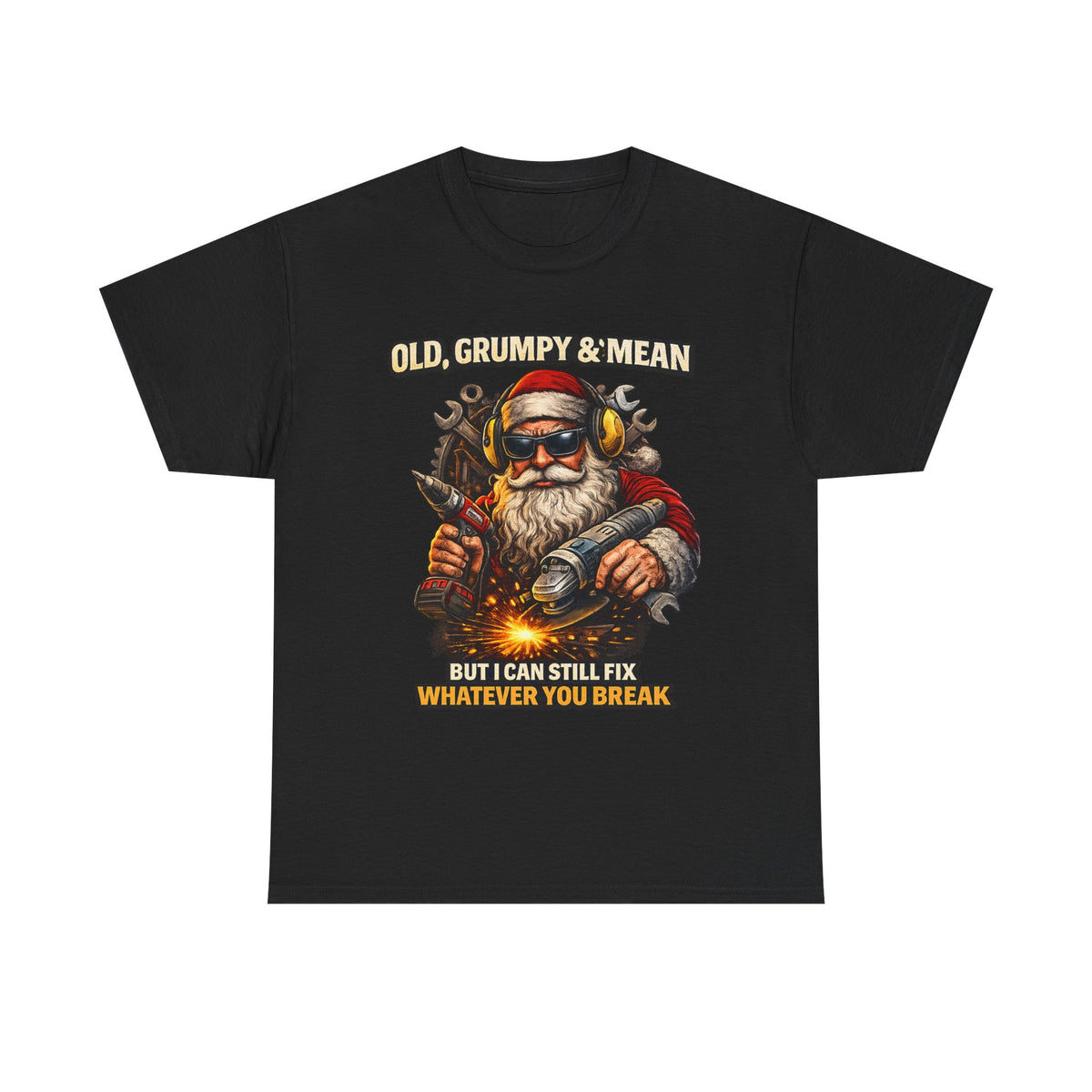 Grumpy Old and Mean Santa