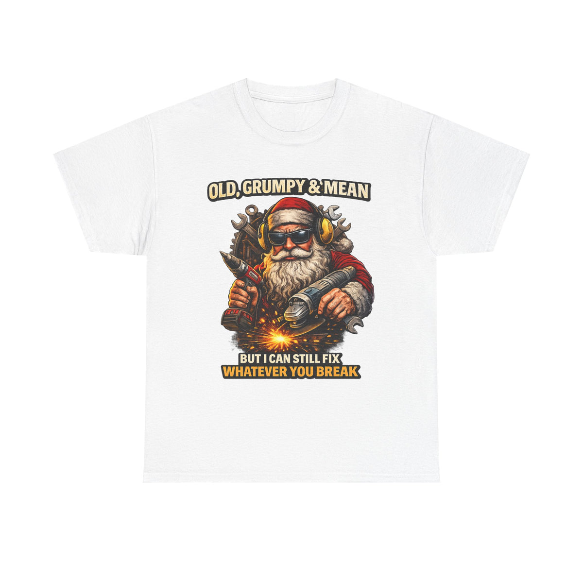 Grumpy Old and Mean Santa