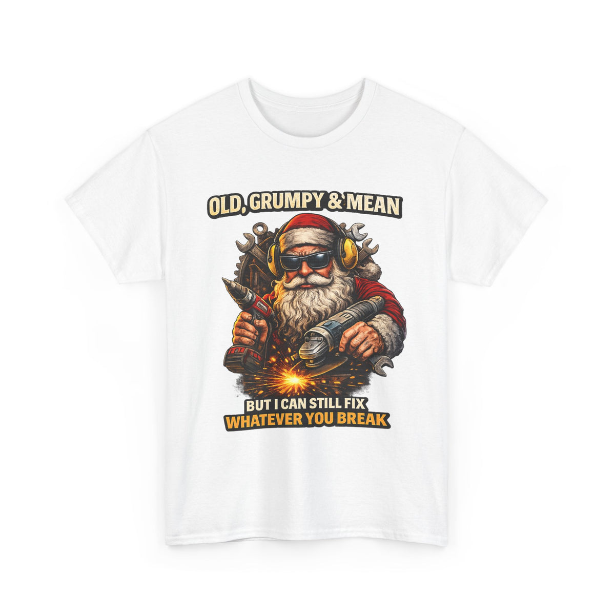 Grumpy Old and Mean Santa