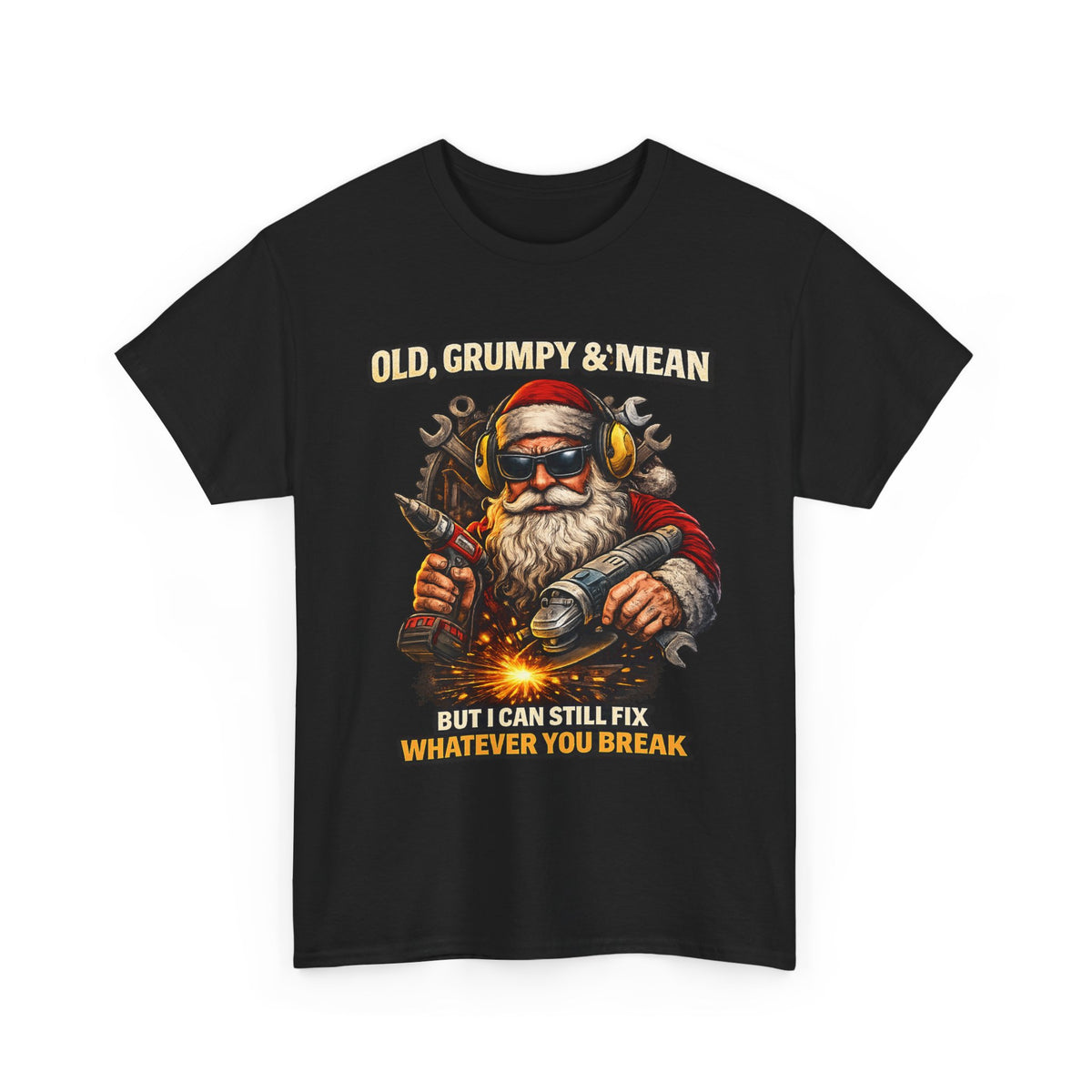 Grumpy Old and Mean Santa
