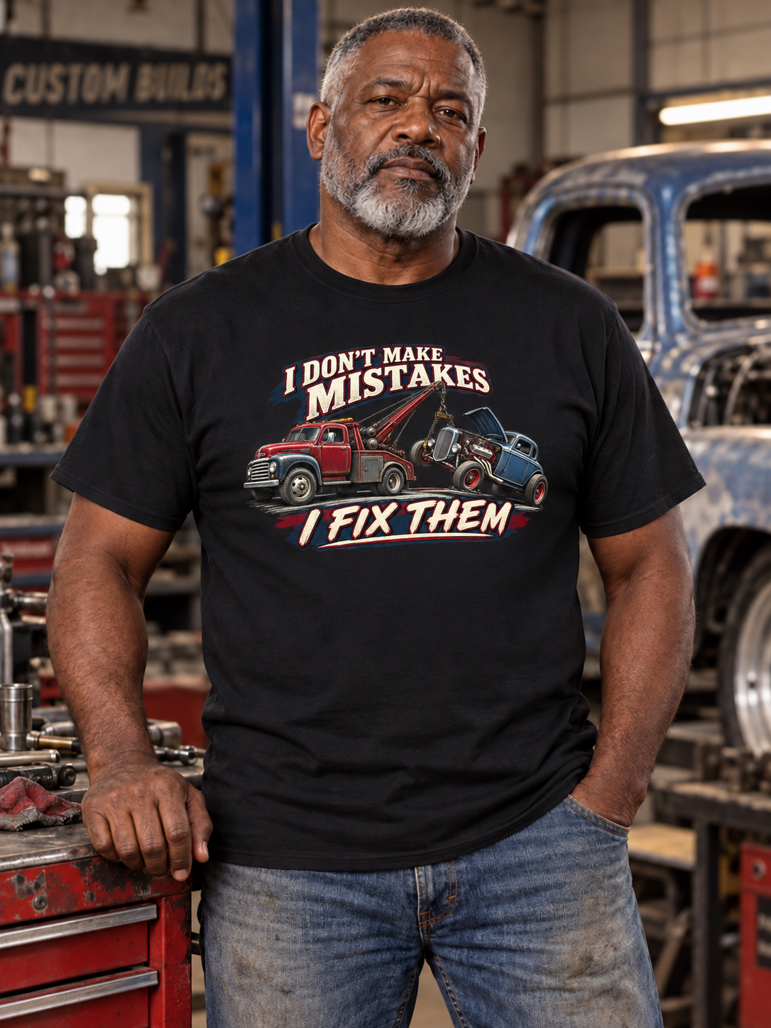 I Don’t Make Mistakes I Fix Them – Tradesman T-Shirt