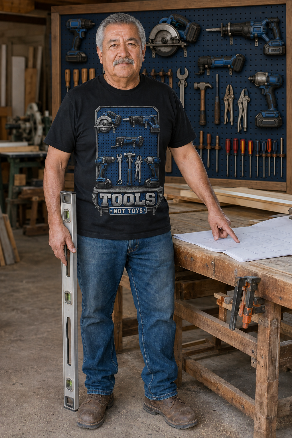 Tools Not Toys – Tradesman T-Shirt