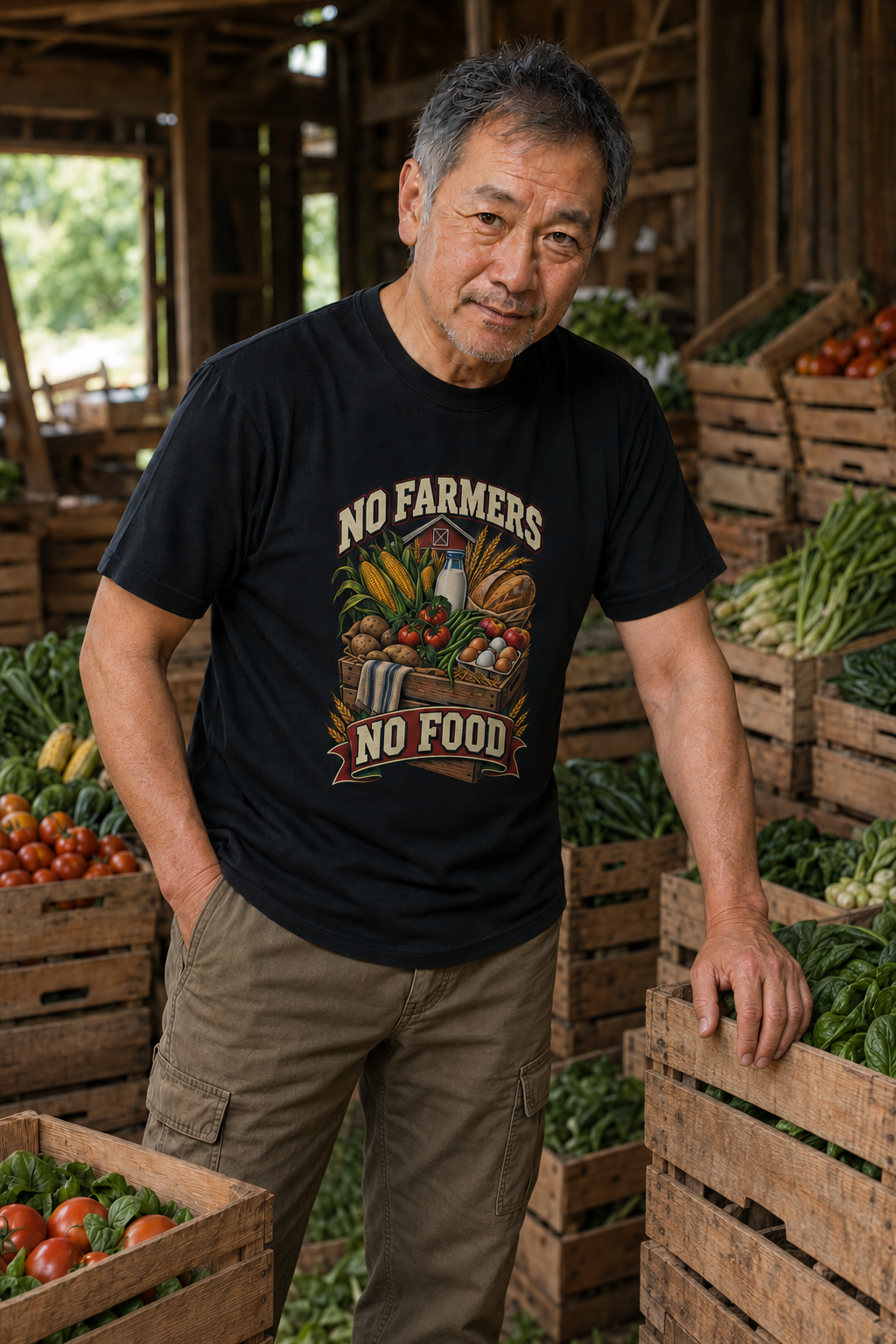 No Farmers No Food – Farming T-Shirt