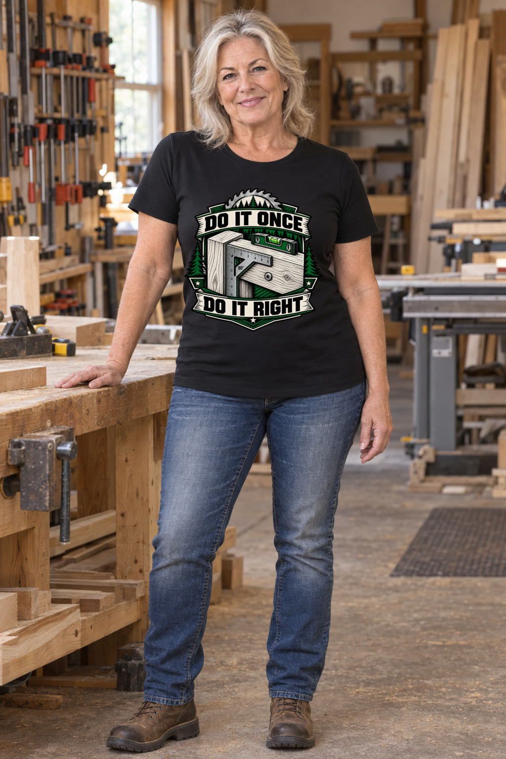 Do It Once Do It Right – Tradesman T-Shirt