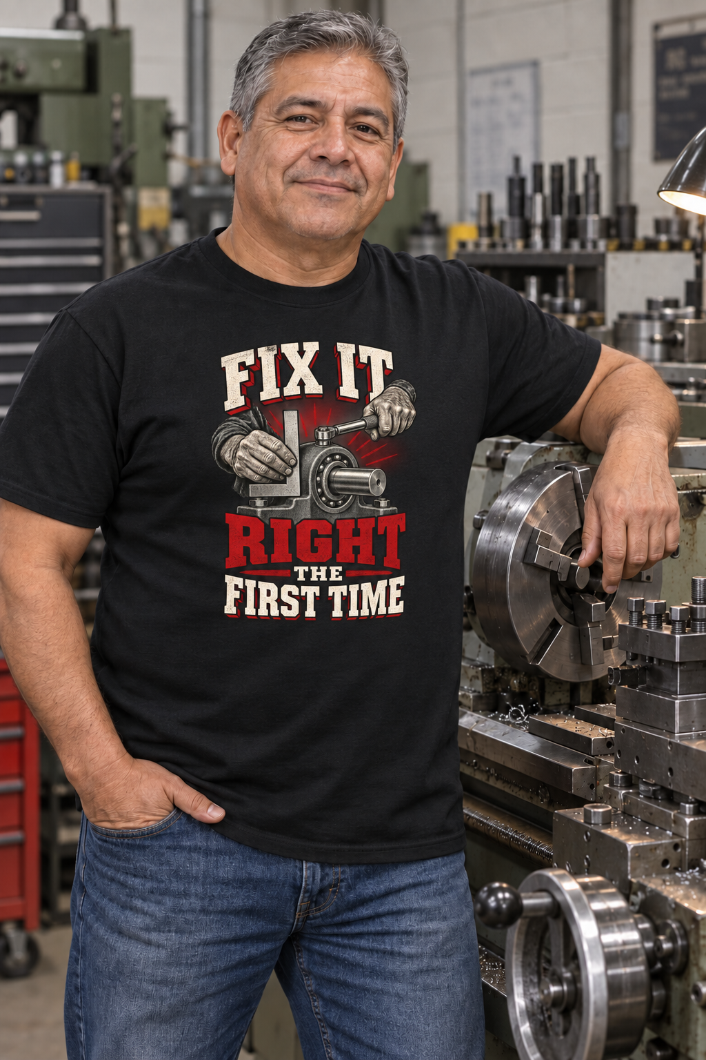 Fix It Right The First Time – Tradesman T-Shirt