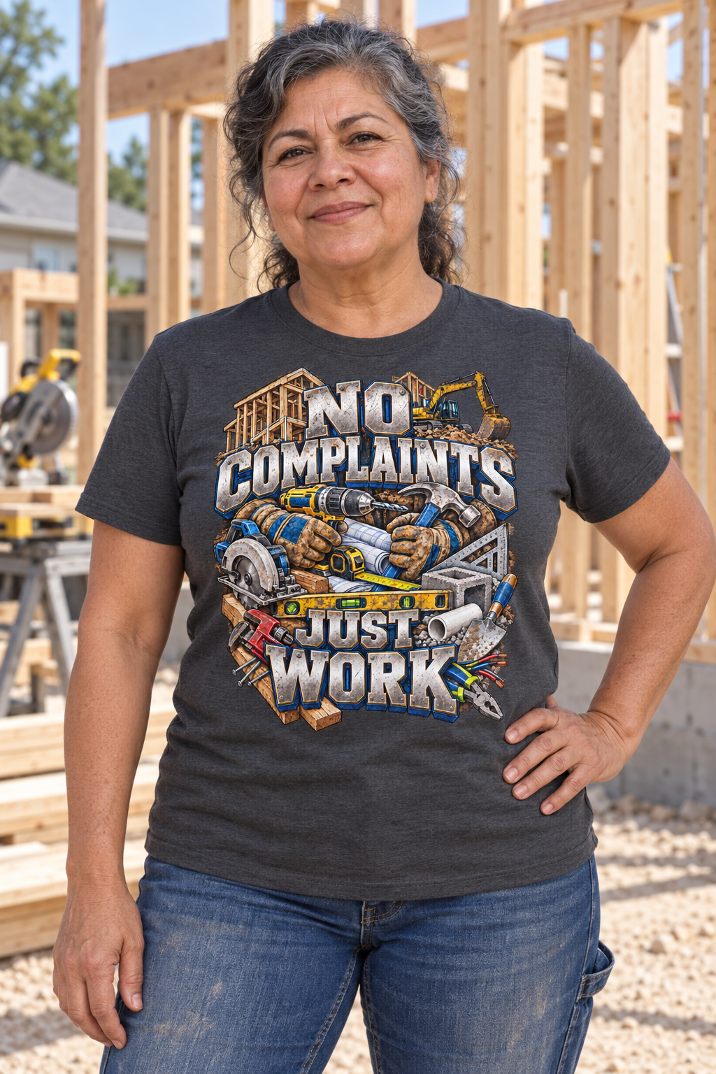 No Complaints Just Work – Tradesman T-Shirt
