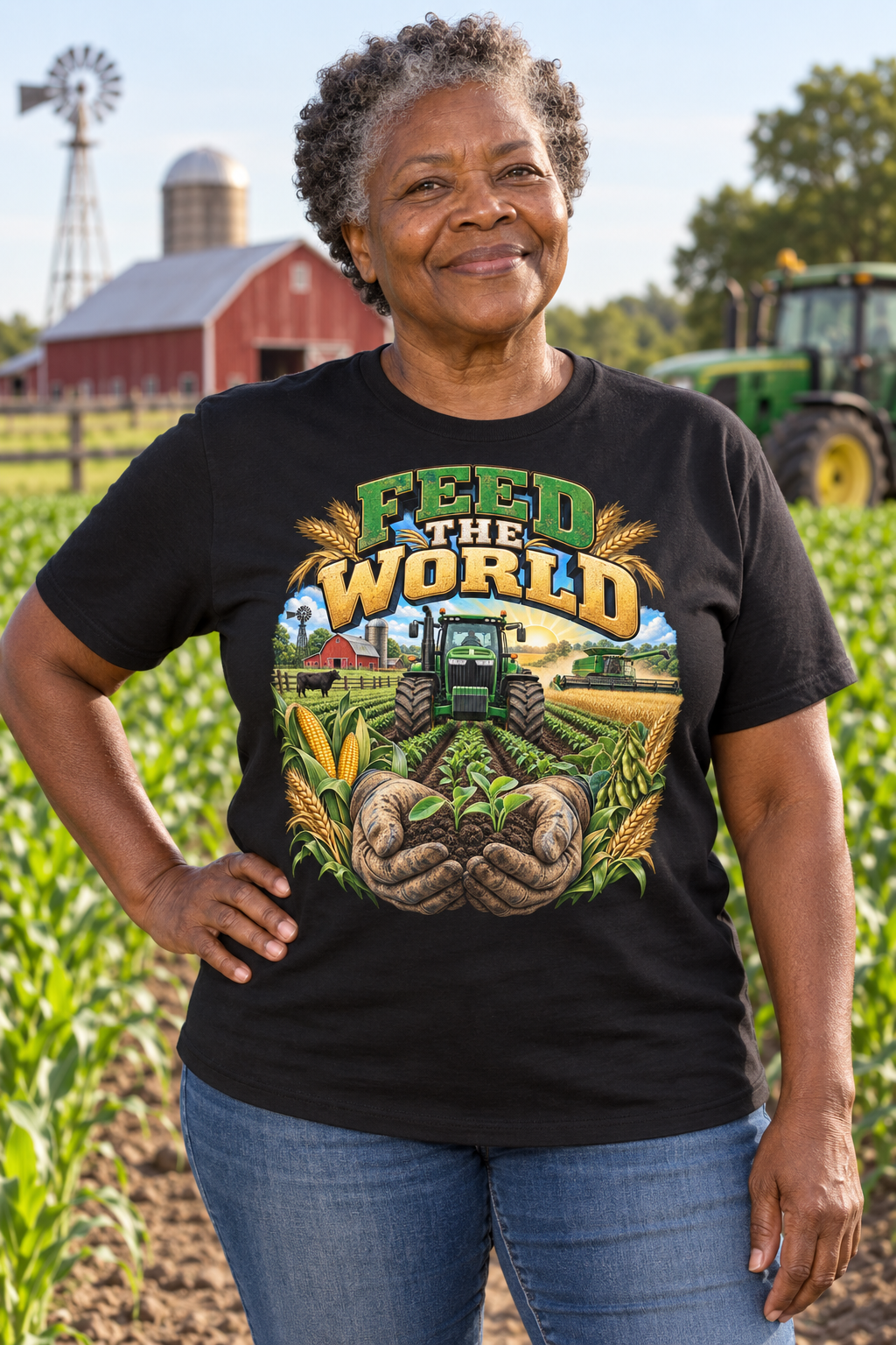 Feed The World – Farming T-Shirt