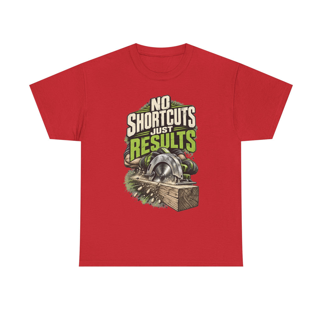 No Shortcuts Just Results – Tradesman T-Shirt