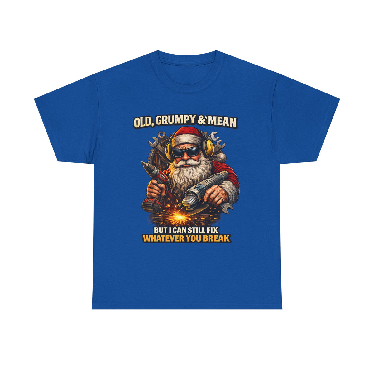 Grumpy Old and Mean Santa