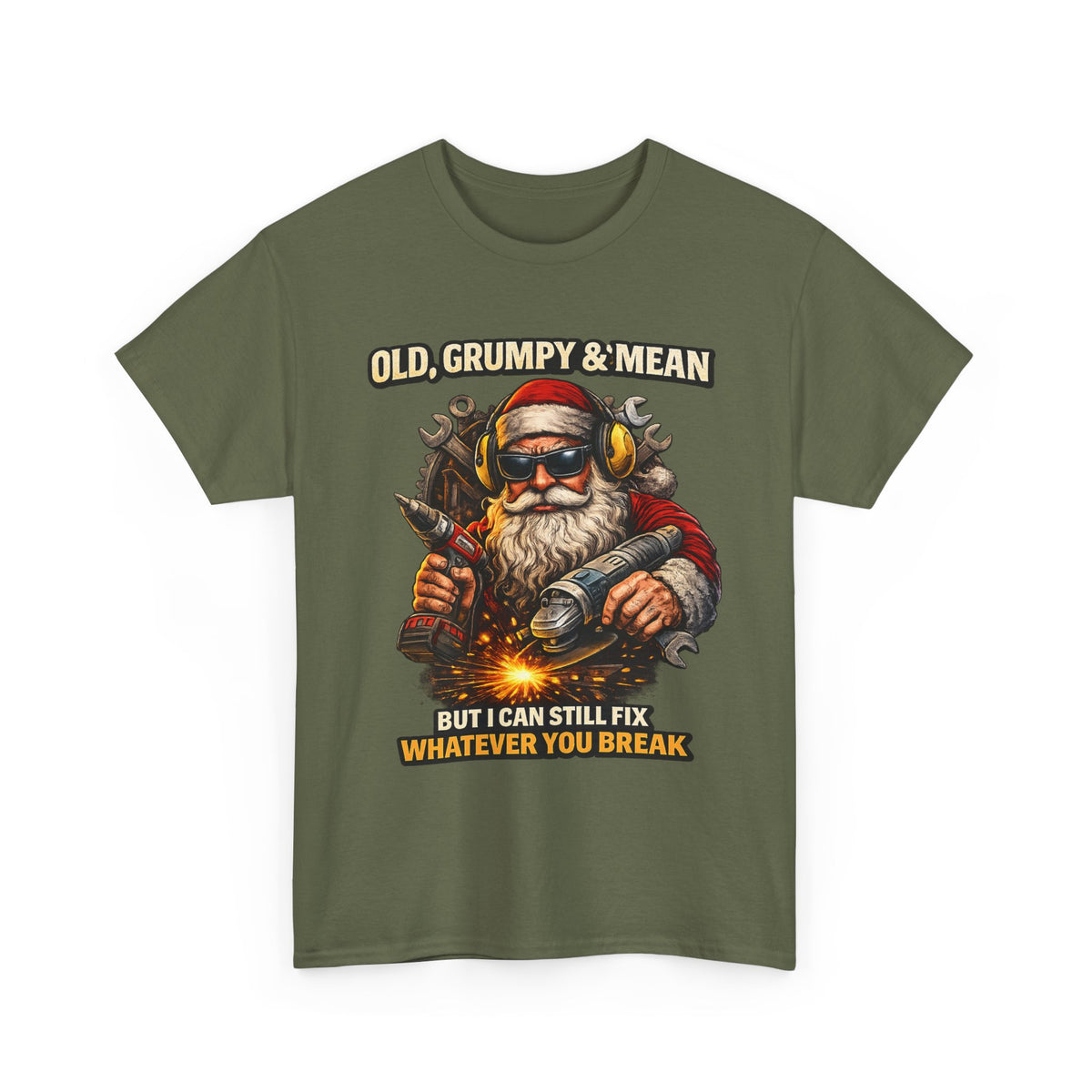 Grumpy Old and Mean Santa
